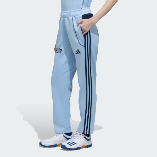 Blue INDIA CRICKET TRAVEL TRACK PANTS