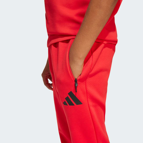 adidas Tapered-Leg Tracksuit Bottoms Red adidas Ireland
