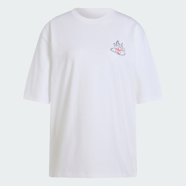 สีขาว OS COFFEE G TEE