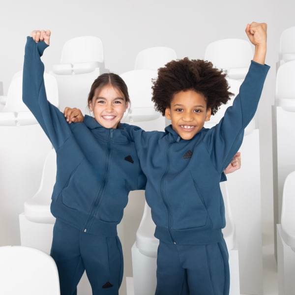 Dicteren scherm Sluimeren adidas Z.N.E. Full-Zip Hoodie Kids - Turquoise | adidas UK