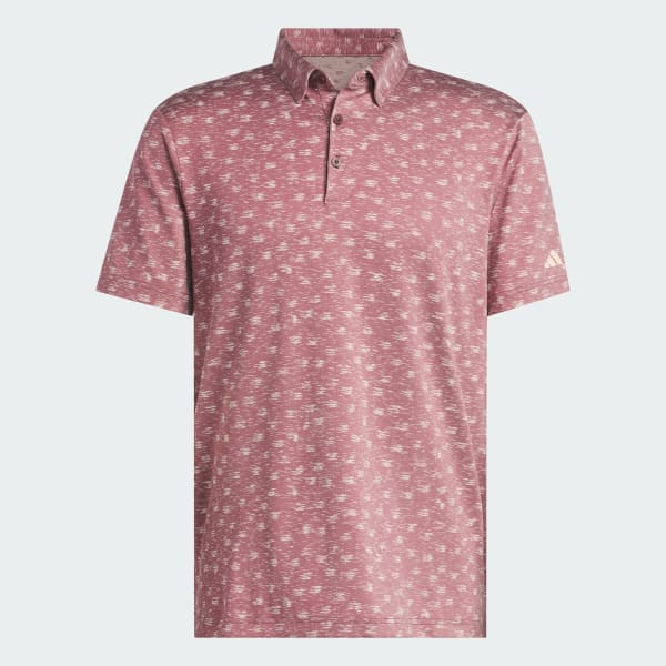 adidas Ultimate365 Novelty Polo Shirt - Burgundy | Free