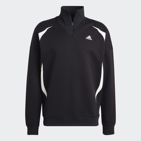 Colorblock Quarter Zip Sweatshirt