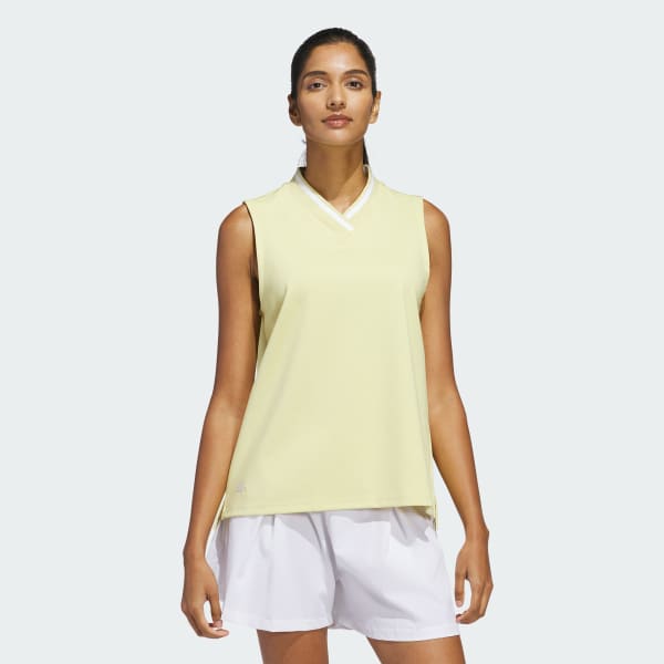 Gul Go-To Sleeveless Pikétröja
