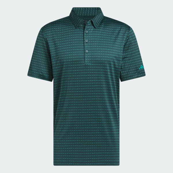 Green Ultimate365 Dash Stripe Polo Shirt