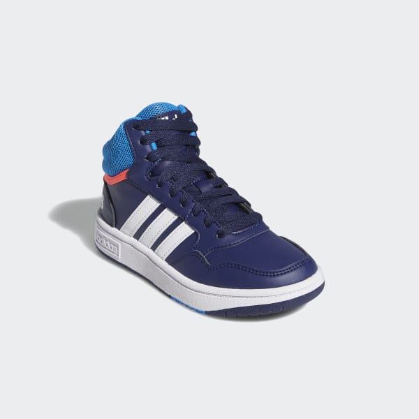 Blue Hoops Mid Shoes