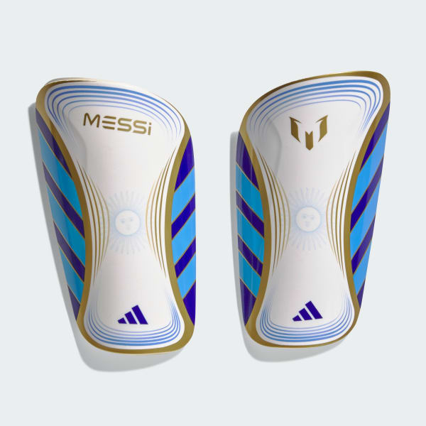 adidas Espinilleras Messi Club Blanco adidas Mexico