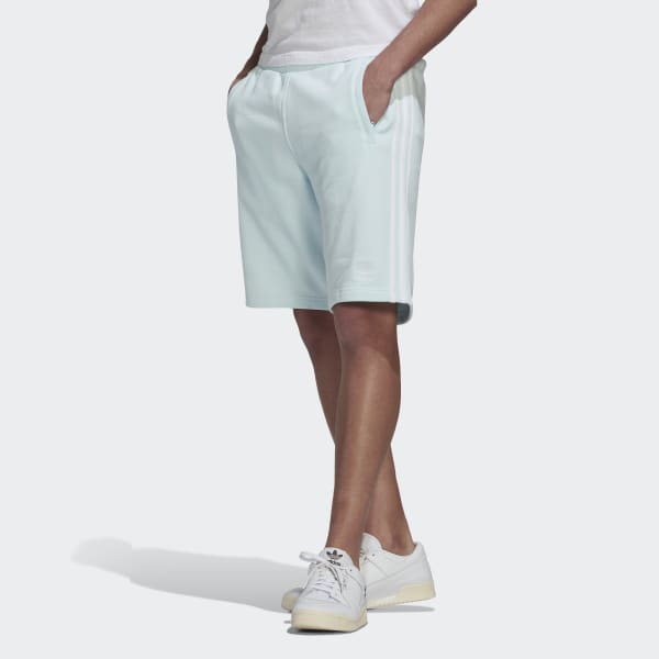 สีน้ำเงิน กางเกงวอร์มขาสั้น 3-Stripes