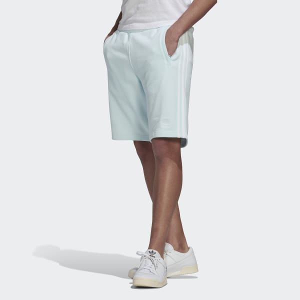 Blue 3-Stripes Sweat Shorts