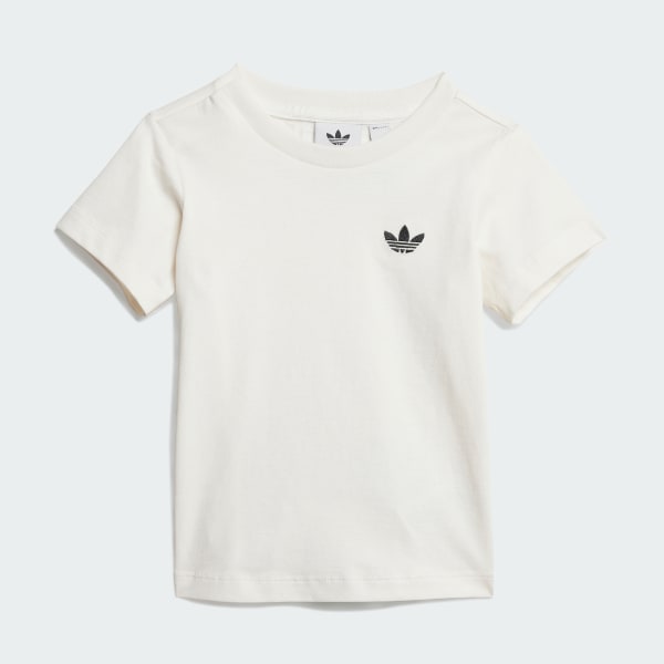 White ADIDAS DISNEY MICKEY MOUSE SHORT TEE SET