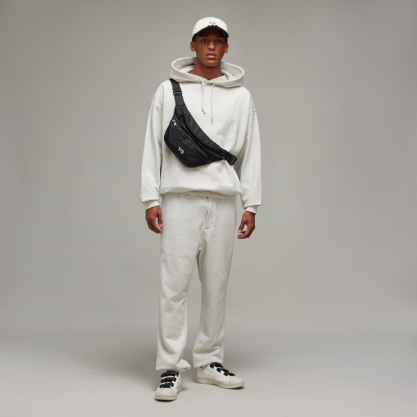 Grey Y-3 프렌치 테리 후디