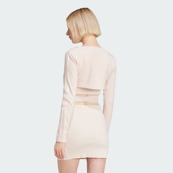 Rosa Cárdigan envolvente