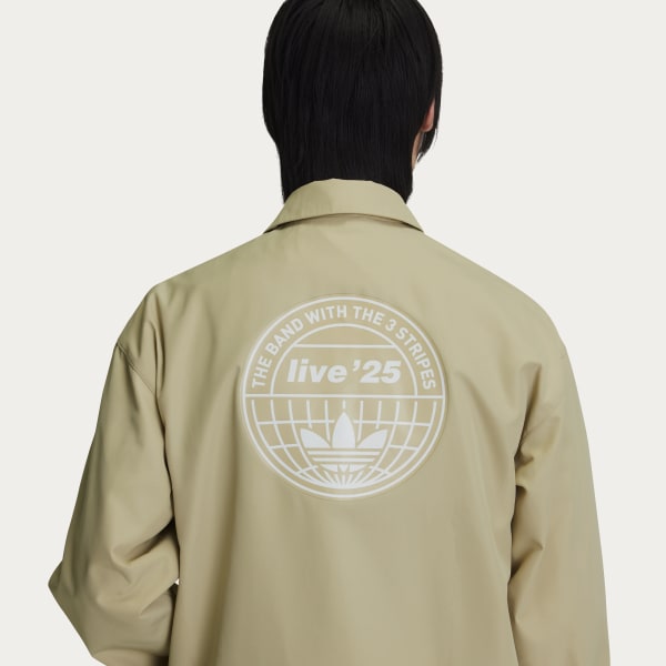 adidas Originals × Oasis ツアー コーチ ジャケット - ベージュ
