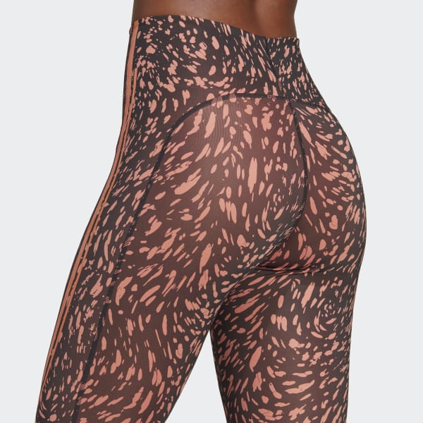 ADIDAS BY STELLA MCCARTNEY TruePace printed stretch recycled leggings