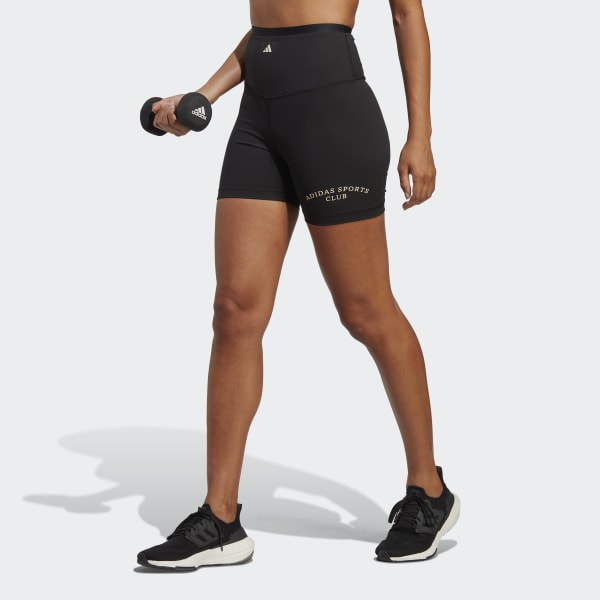 Adidas high sale waisted athletic shorts