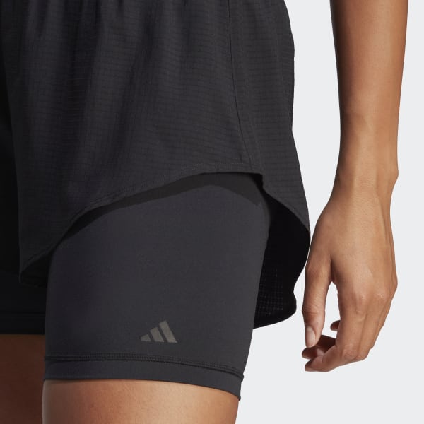 adidas HIIT HEAT.RDY Training 2-in-1 Shorts - Black, Women's Training