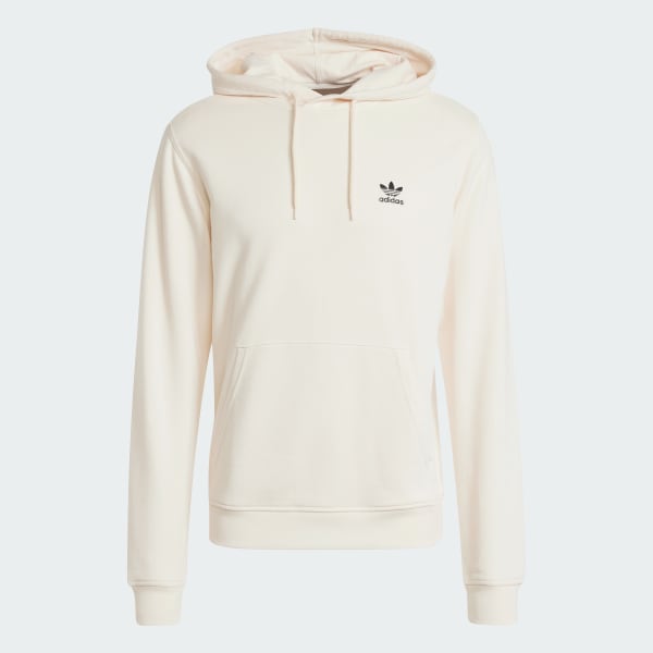 Adidas originals trefoil white hoodie sales