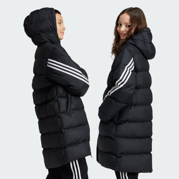 Adidas long padded jacket blackpink top