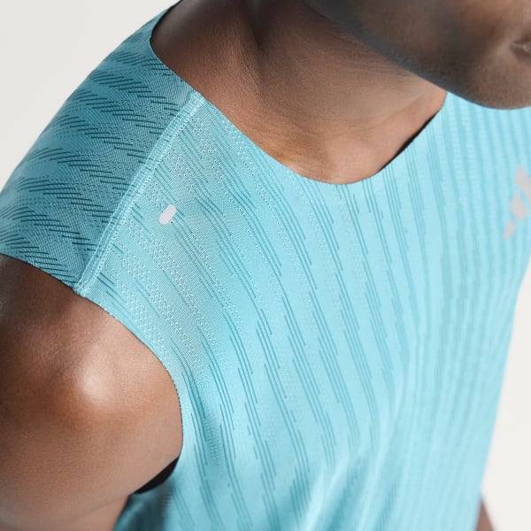 Turquoise Adi365 Running CLIMACOOL+ Tank Top