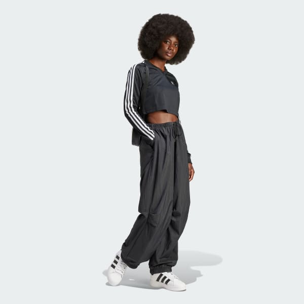 adidas Long Sleeve Cropped Jersey - Black | Women's Lifestyle | adidas US