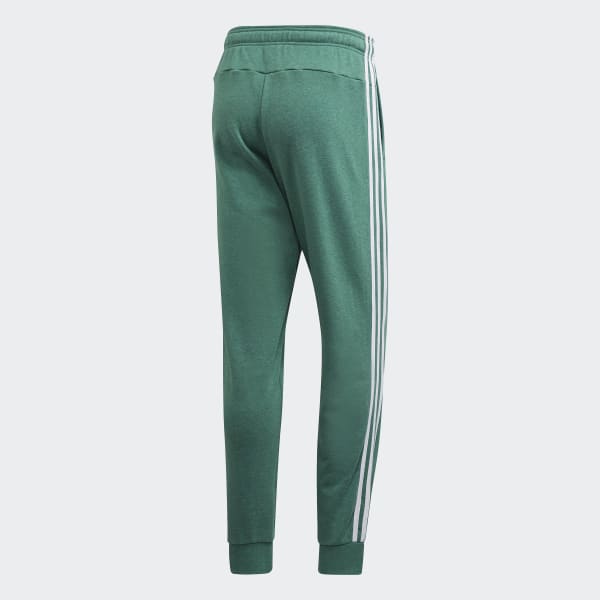 Πράσινο Essentials 3-Stripes Tapered Cuffed Pants