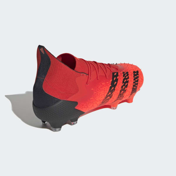 Rojo Zapatos de Fútbol Predator Freak.1 Terreno Firme KZO00