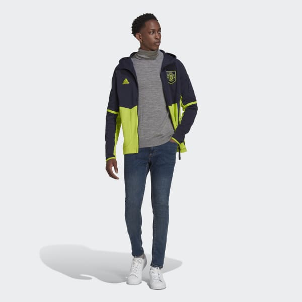Blue Manchester United Anthem Jacket I6942