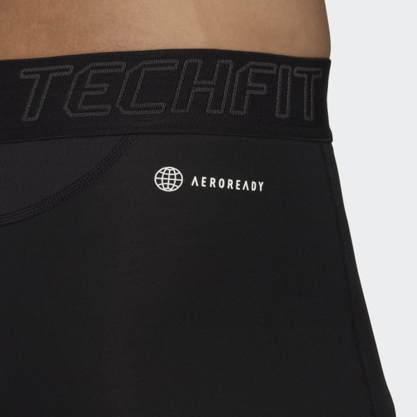 Black adidas Techfit AEROREADY Training Long Tights