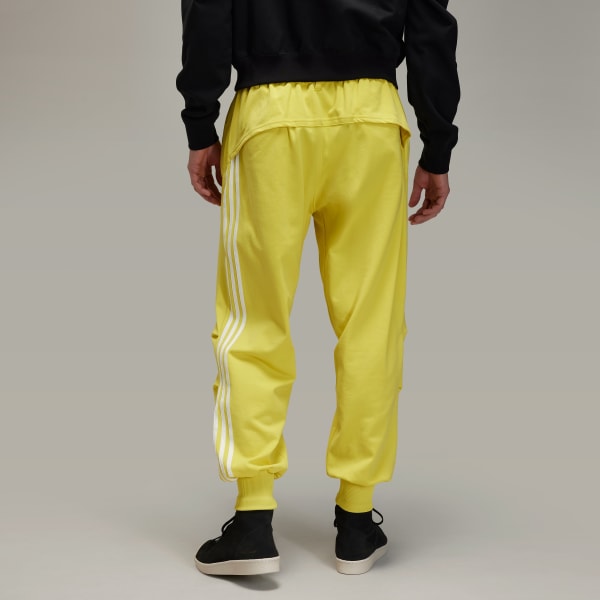 Yellow Y-3 3-Stripes Cuffed Track Pants