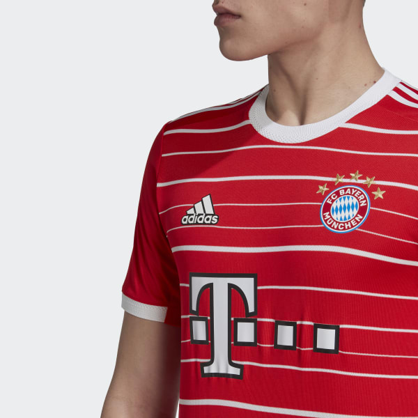 rood FC Bayern München 22/23 Authentiek Thuisshirt