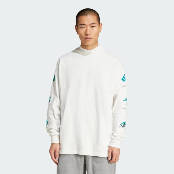 アディダス エキップメント 長袖グラフィックTシャツ / EQUIPMENT LONG T-SHIRT - ホワイト | アディダス ジャパン