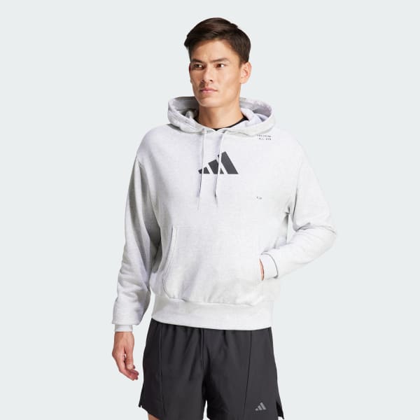 Gris Sudadera con Gorro All-Gym Category Pump Cover