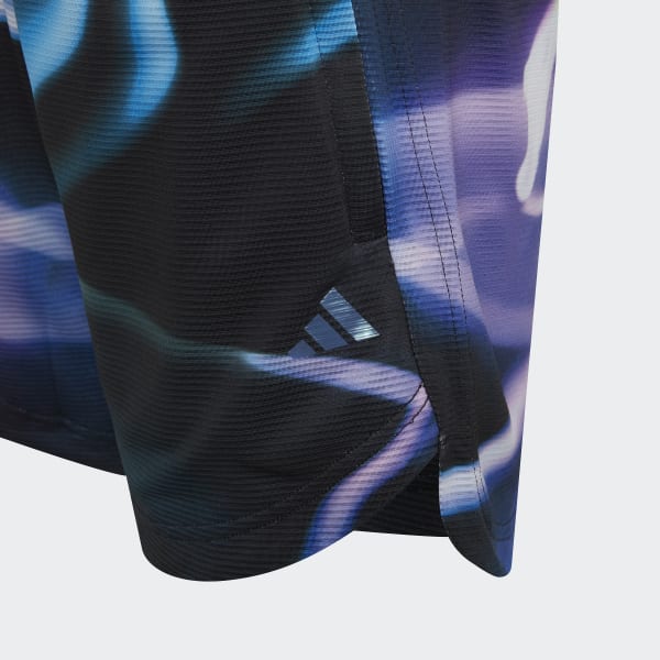 Azul Shorts Tejidos HEAT.RDY
