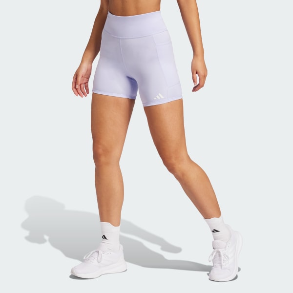 สีม่วง กางเกงรัดรูปขาสั้น Own the Run