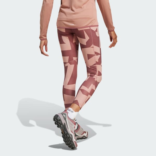 Pink Terrex Multi Tights Printed