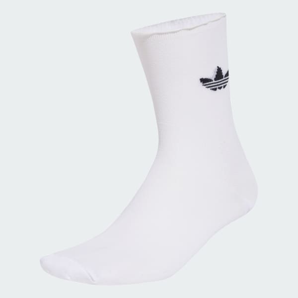 Weiss Ruffle Socken, 2 Paar