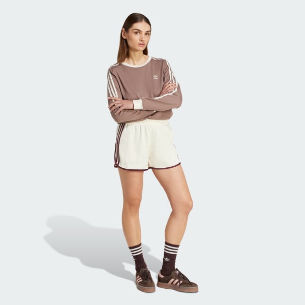 Bialy Szorty Adicolor 3-Stripes Sprinter