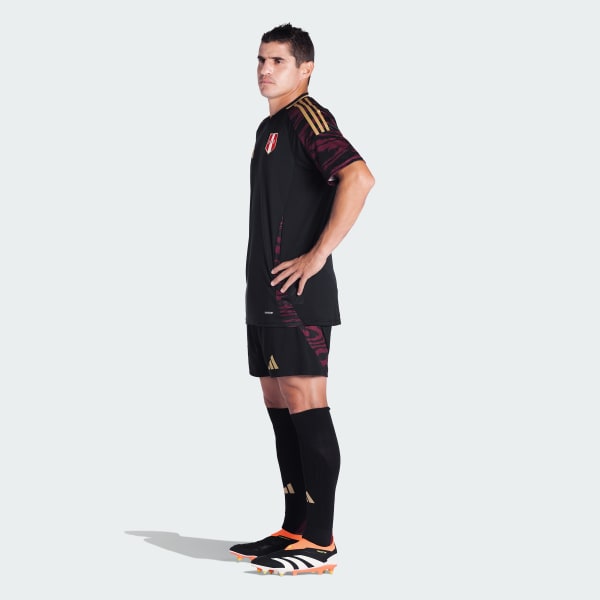 Negro Shorts Visitante Selección Peruana 2024