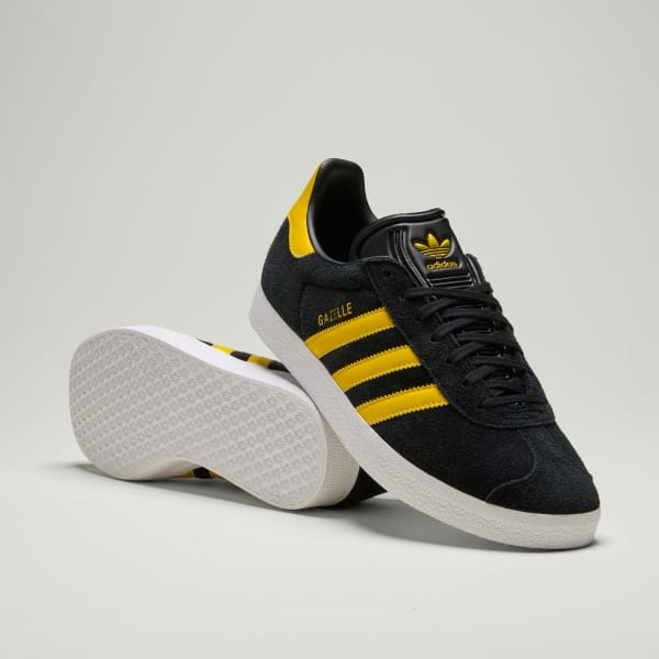 adidas GAZELLE ブラック/イエロー adidas Gazelle Shoes - Black | Free Shipping with adiClub