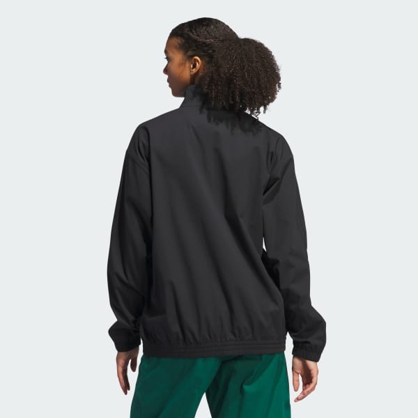 ブラック スケートボーディング ファイヤーバード トラックジャケット（ジェンダーニュートラル）