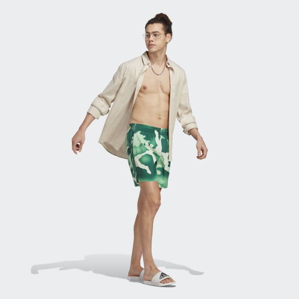 Zielony Originals Camo Swim Shorts