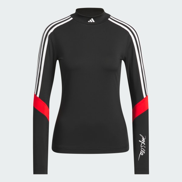 Black adidas x Jay3lle Long Sleeve Mock Tee