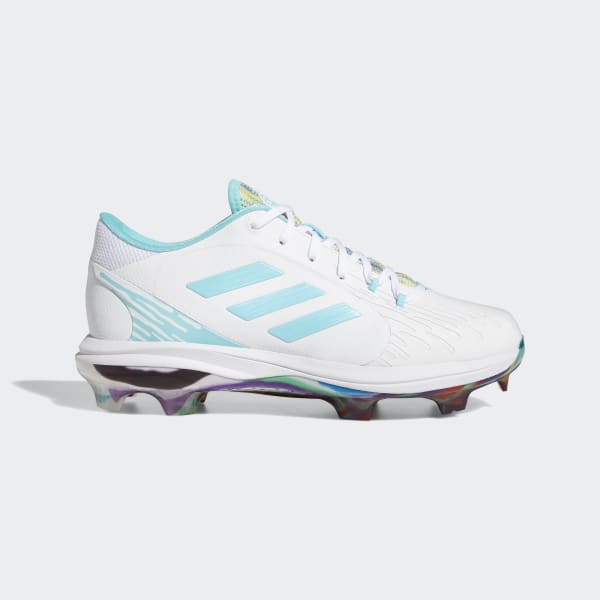 White PureHustle 2.0 TPU Dripped-Out Cleats LST97