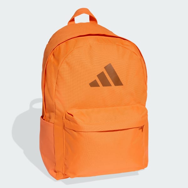 สีส้ม กระเป๋าเป้โลโก้ Classic 3 Bar