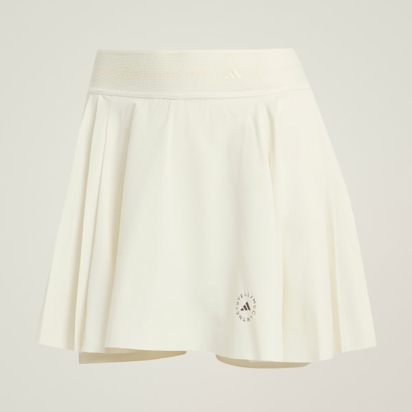 Beige adidas by Stella McCartney Training Pleated Skort