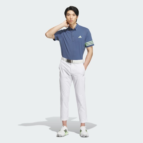 アディダス 【ゴルフ】3ストライプス メッシュベントポロ