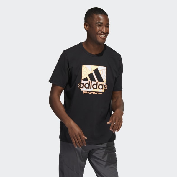 Black Universal Badge of Sport Tee BW682