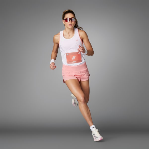 Ροζ Adizero Running Split Shorts