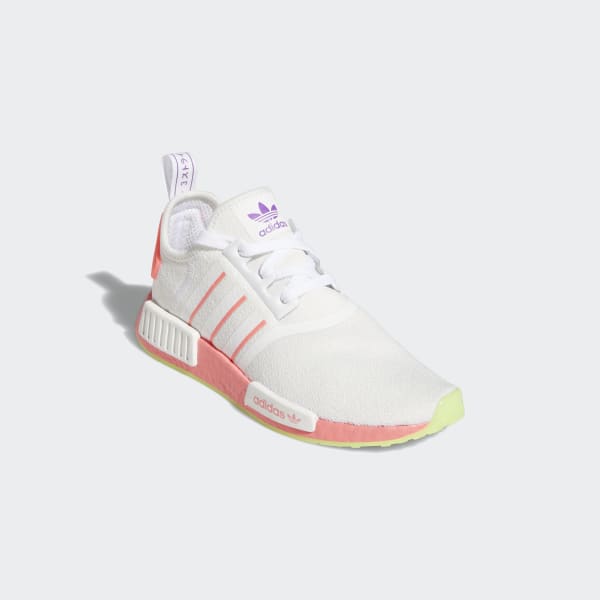 nmd_r1 shoes white and pink