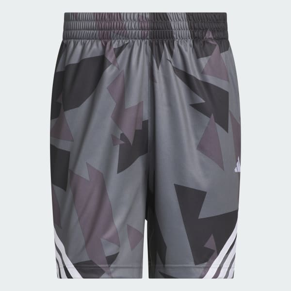 Plomo SHORTS AOP adidas BASKETBALL 3 TIRAS