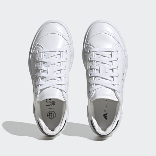 สีขาว รองเท้า adidas by Stella McCartney Court